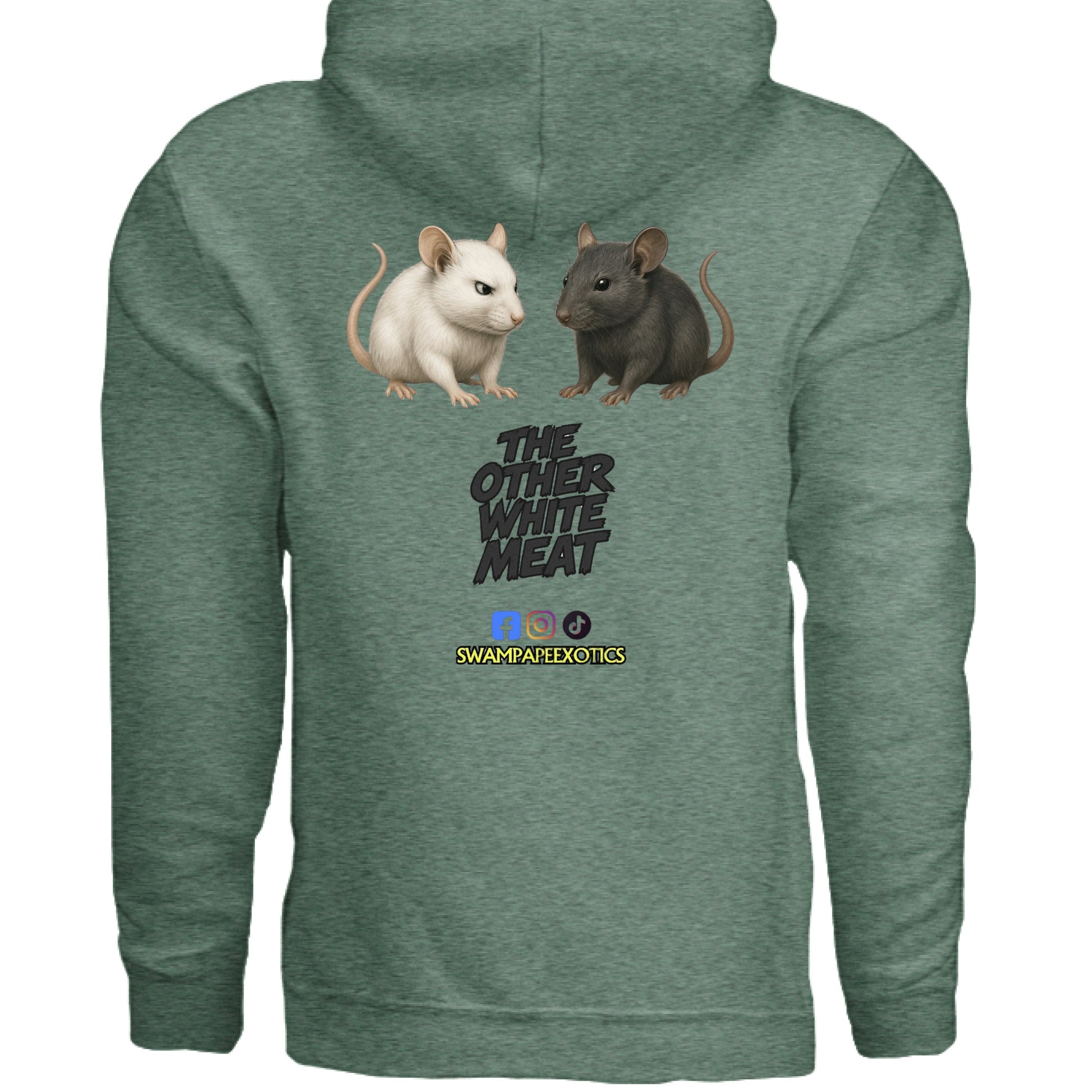 Heather Sport Dark Green - BACK